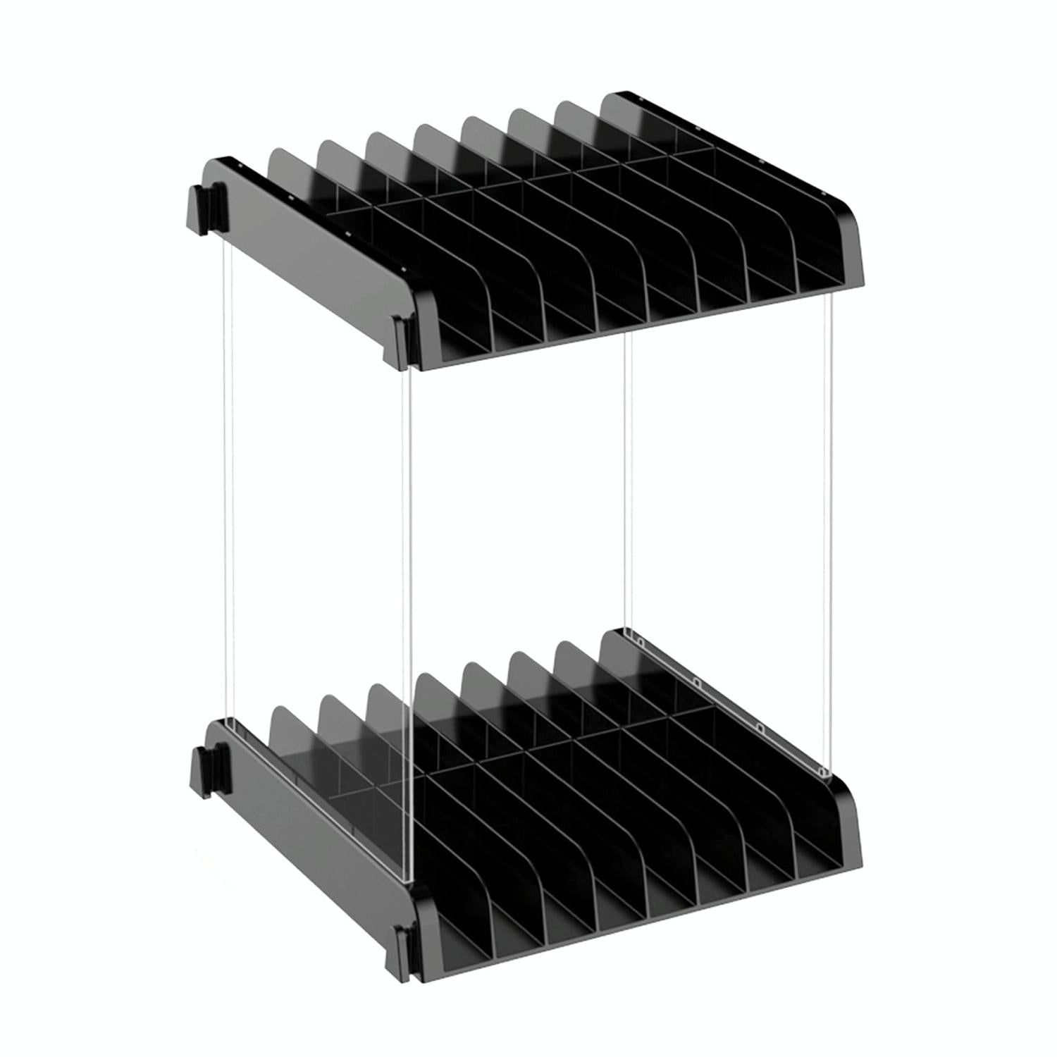 Wall-Mounted Game Card Cd Storage Bracket - Black-1915196932880470024