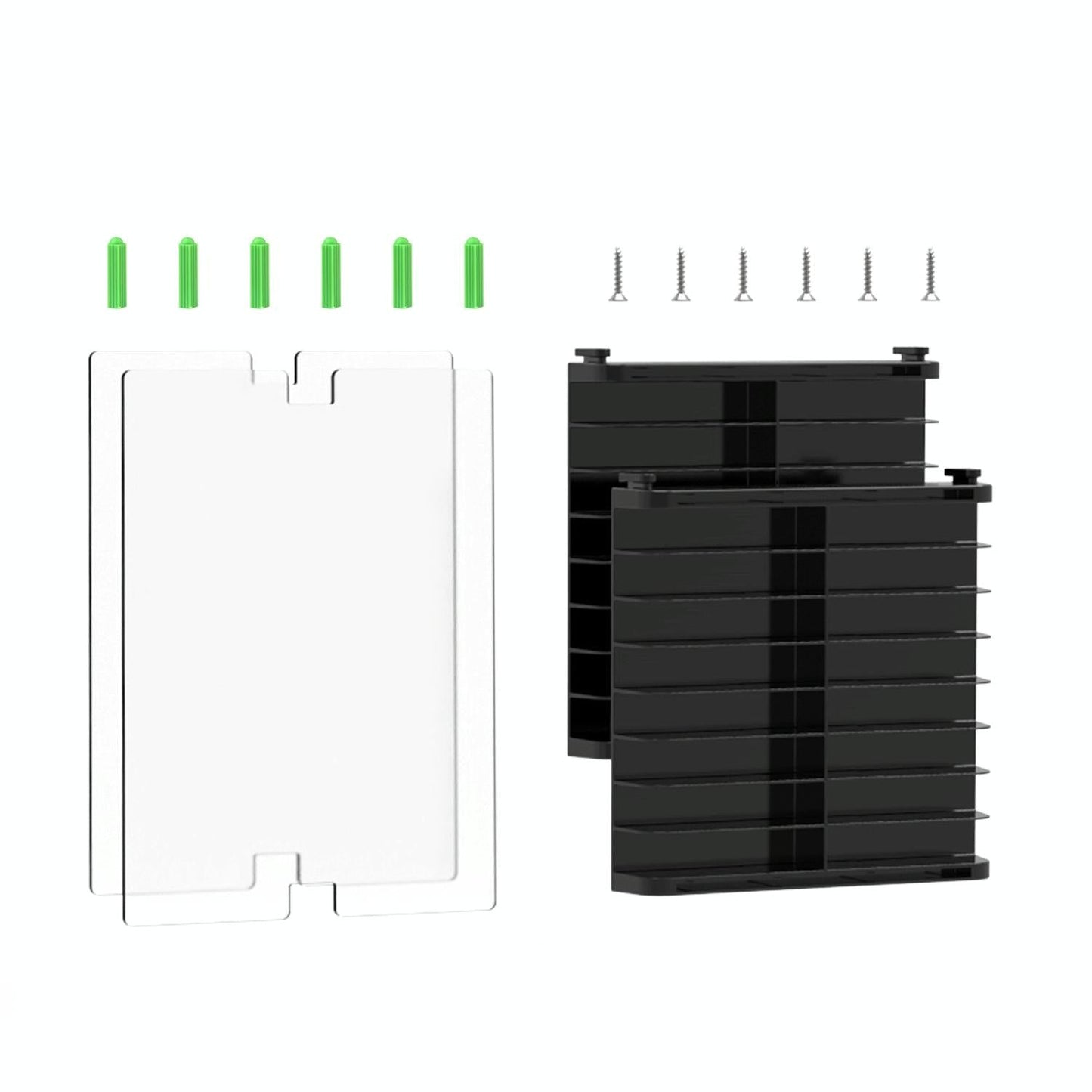 Wall-Mounted Game Card Cd Storage Bracket - Black-1915196932880470018