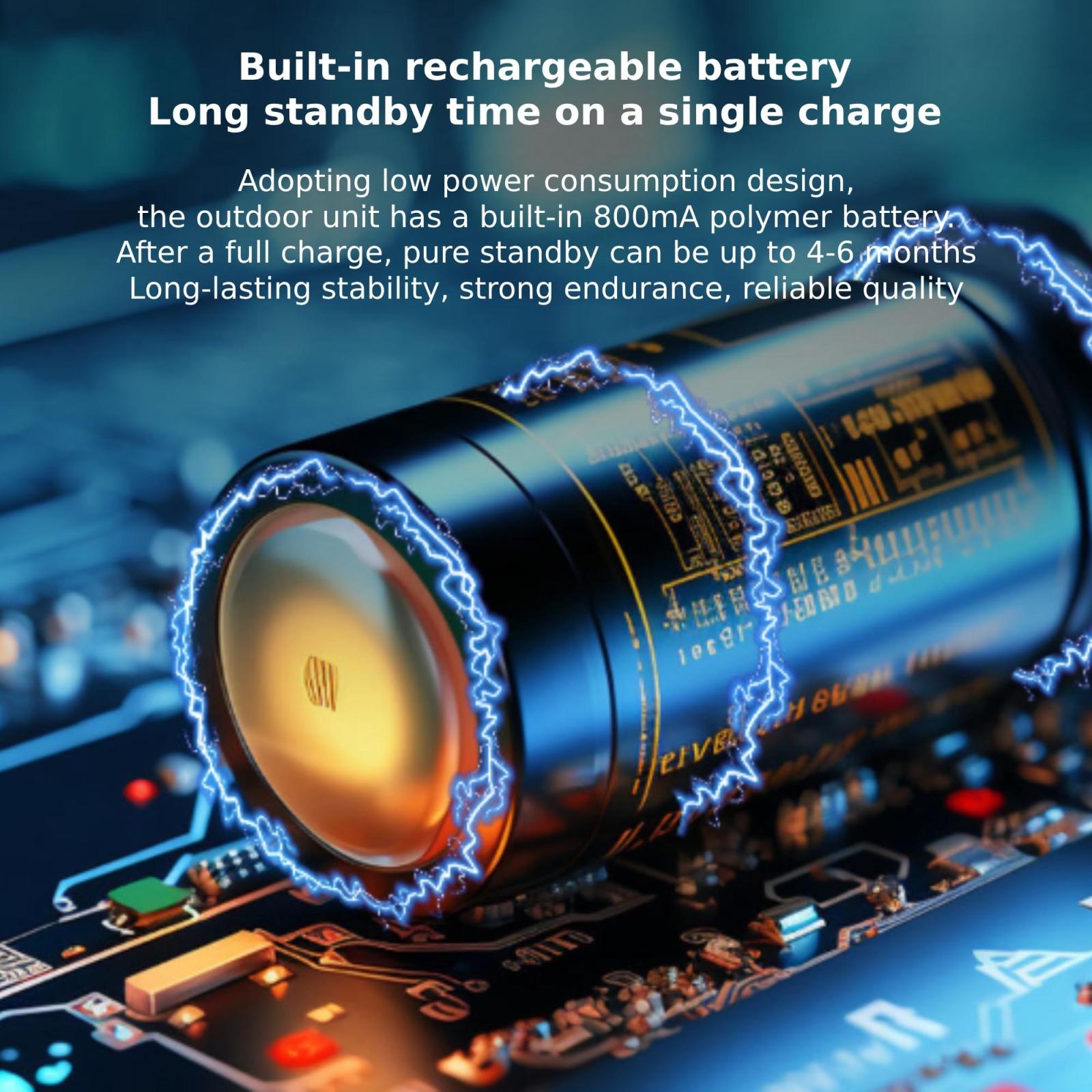 2.4G Wireless Doorbell With 4.3 Ips Screen And Night Vision Camera-1922443442093428744