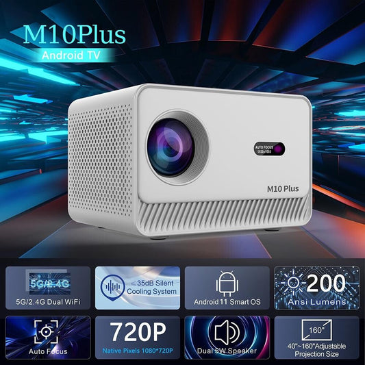 Android 11 Projector With Wifi Bluetooth And Hd Resolution For Home Cinema-1915197857925828610