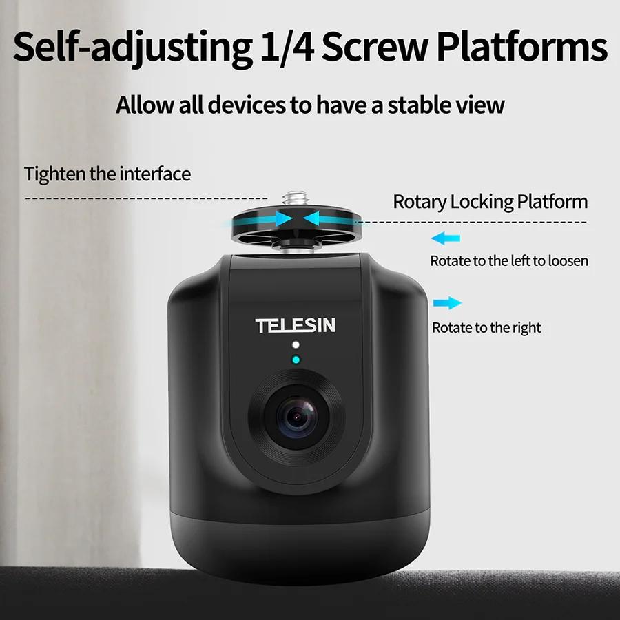 Intelligent 360 Degree Follow Gimbal Camera With Ai Face Recognition - Black-1922443421147074567