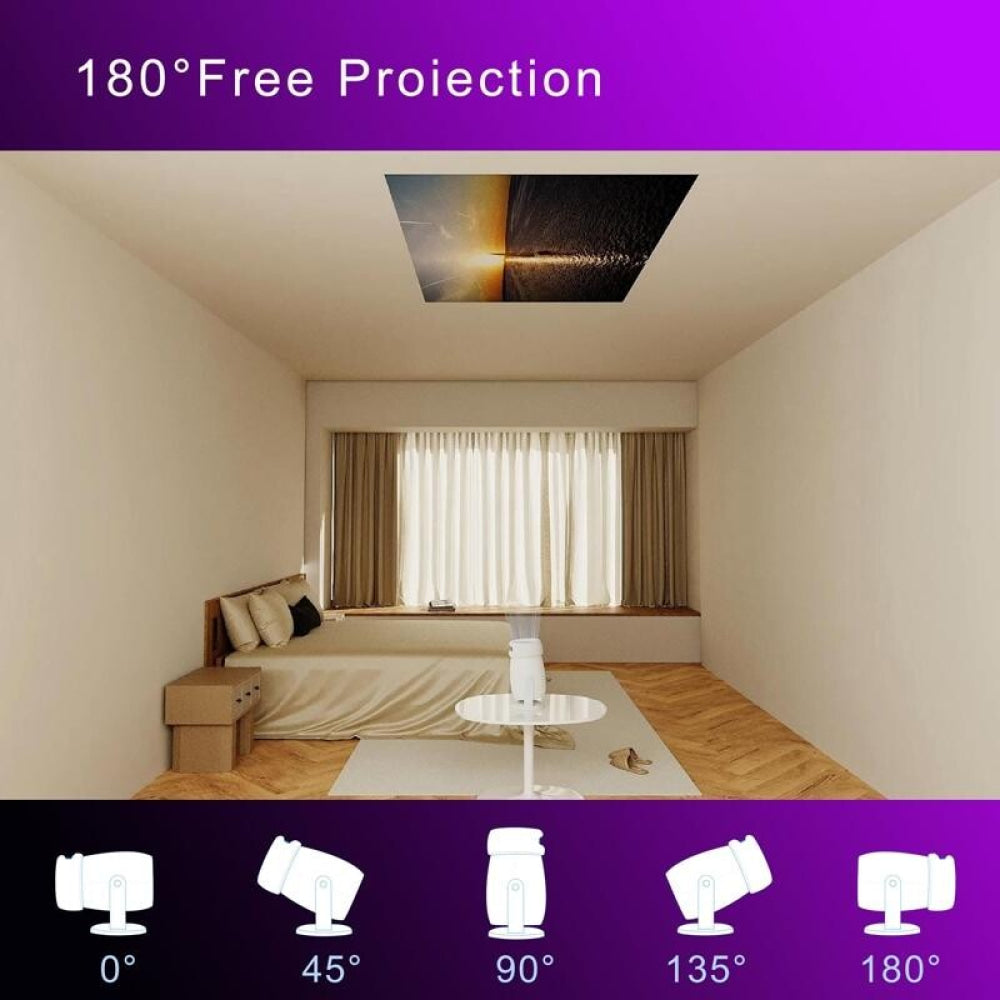 Intelligent Portable Projector With Android 12.0 For Family Use-1915197841157001223