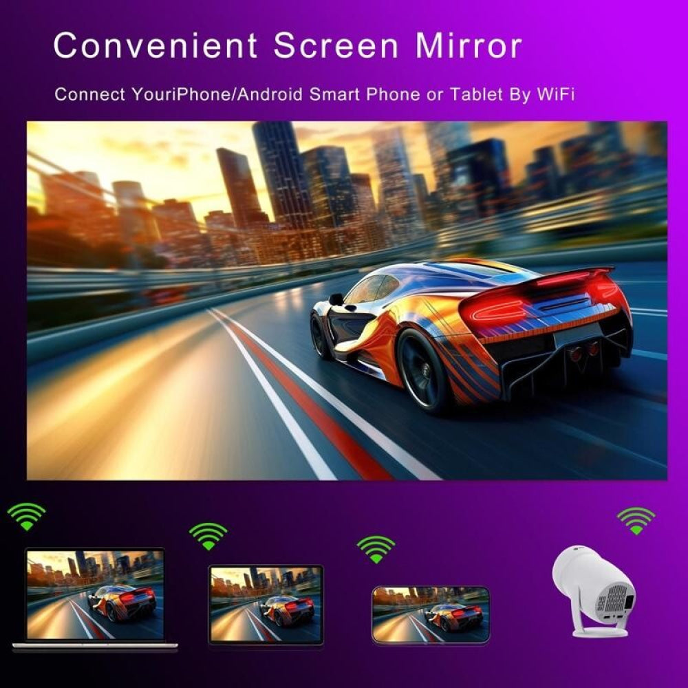 Intelligent Portable Projector With Android 12.0 For Family Use-1915197841157001224