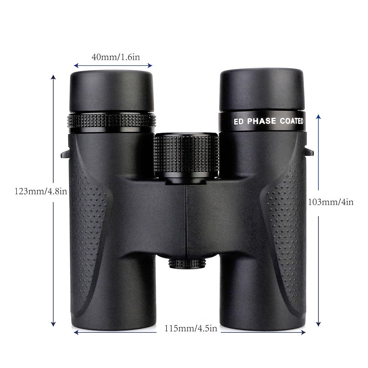Waterproof Hd Binoculars With Low Dispersion Lens - 8X32-1915197761377144835