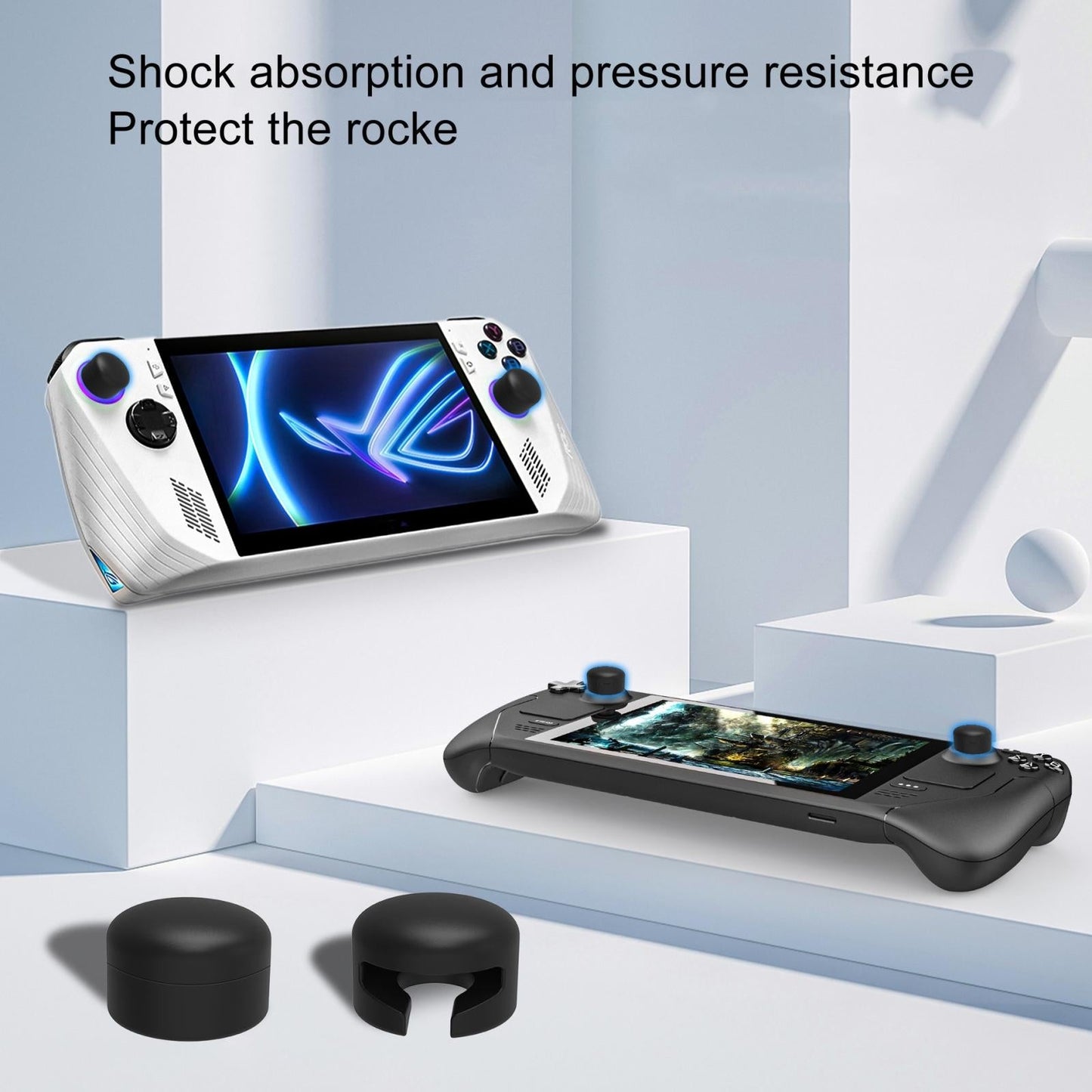 Protective Cap Handle For Steam Deck / Rog Ally - Fixed Rocker 1 Pair-1915198384600387588