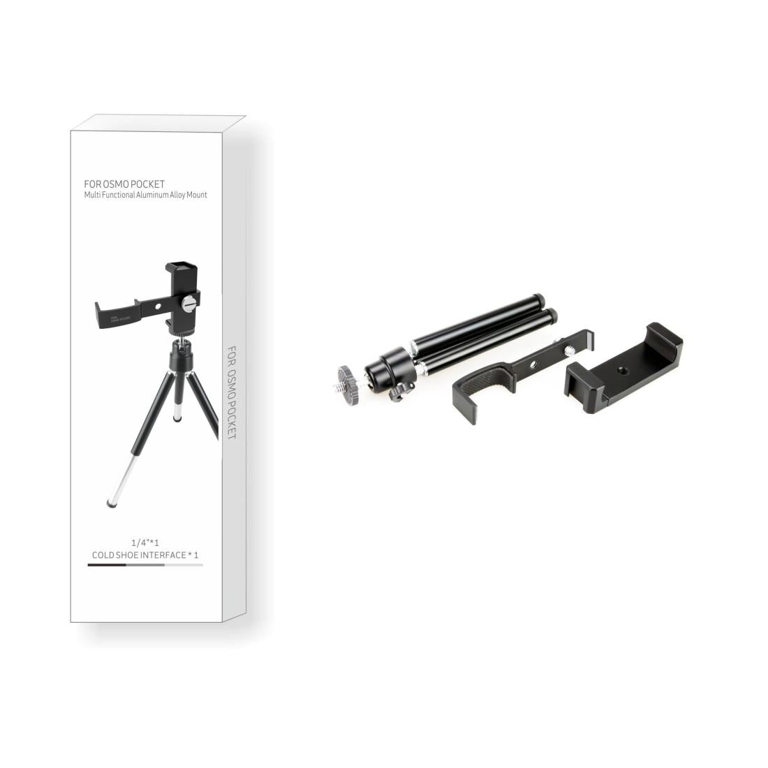 Versatile Aluminum Tripod For Dji Pocket - Multi-Functional-1915198379810492420