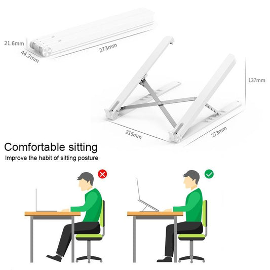 Adjustable Folding Laptop Stand - Portable And Cooling-1915198238768631810