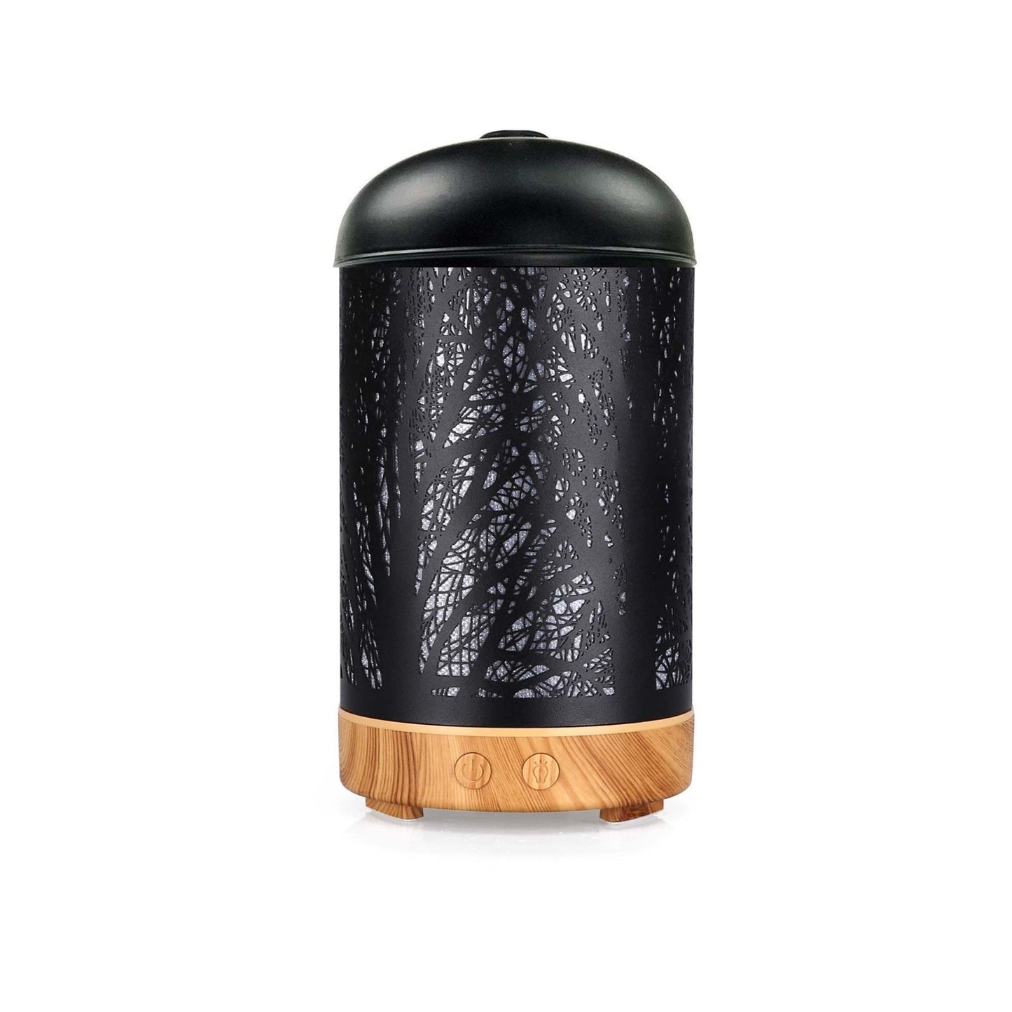 Essential Oil Aroma and Remote Diffuser - 100ml Metal Art Air Mist Humidifier