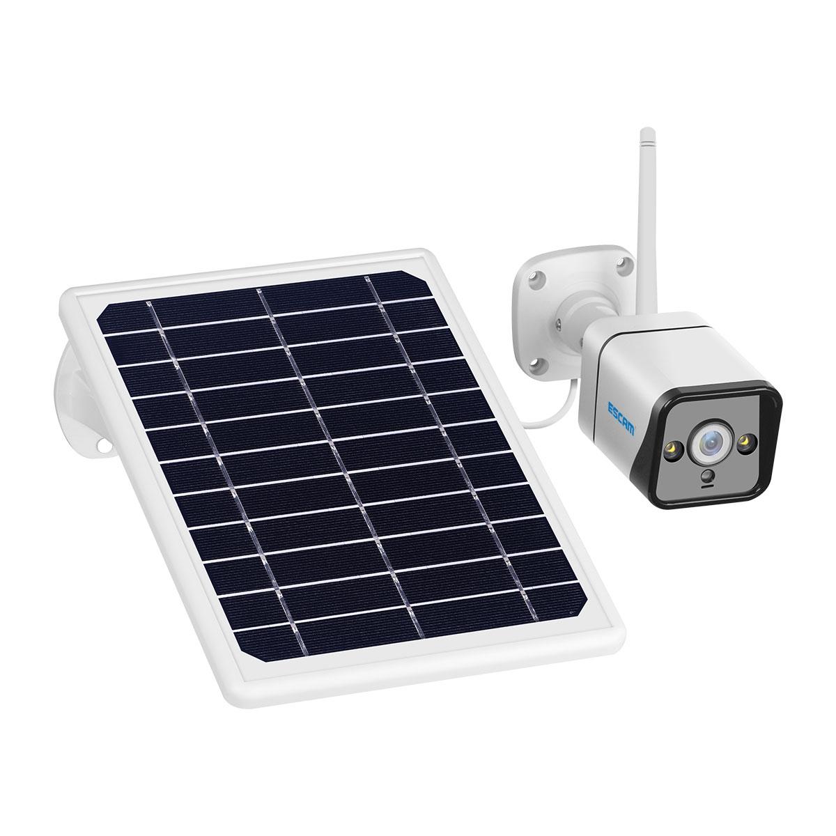 Waterproof Wifi Solar Camera With Night Vision & Motion Detection & Two Way Audio & Tf Card - 1080P