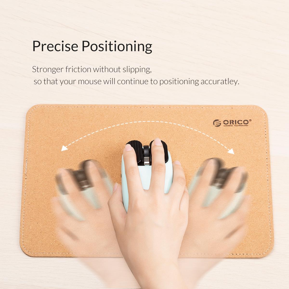 Double Sided Mouse Pad 200 X 300Mm Cork / Coffee