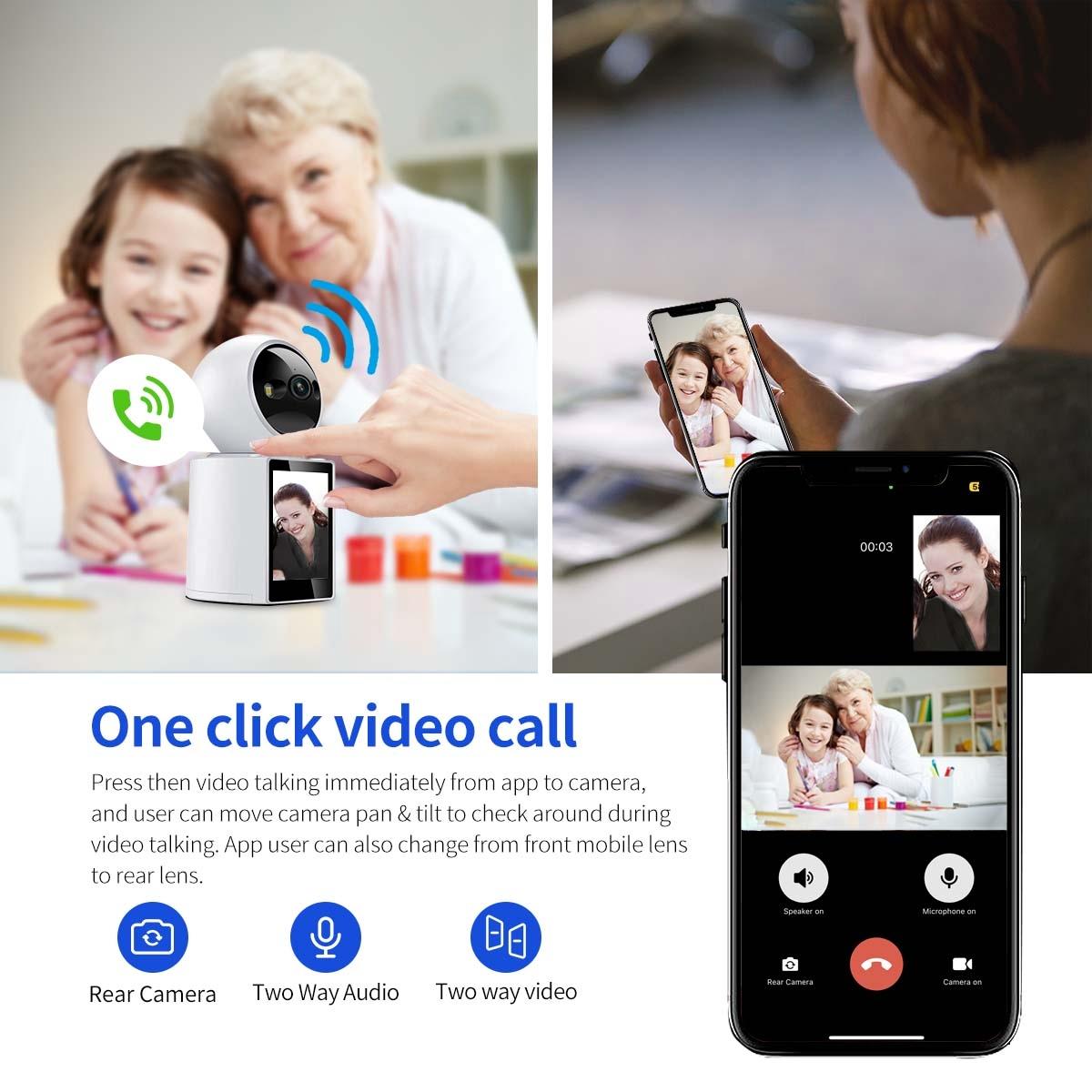 Smart Wifi Camera With Humanoid Detection And Audible Alarm