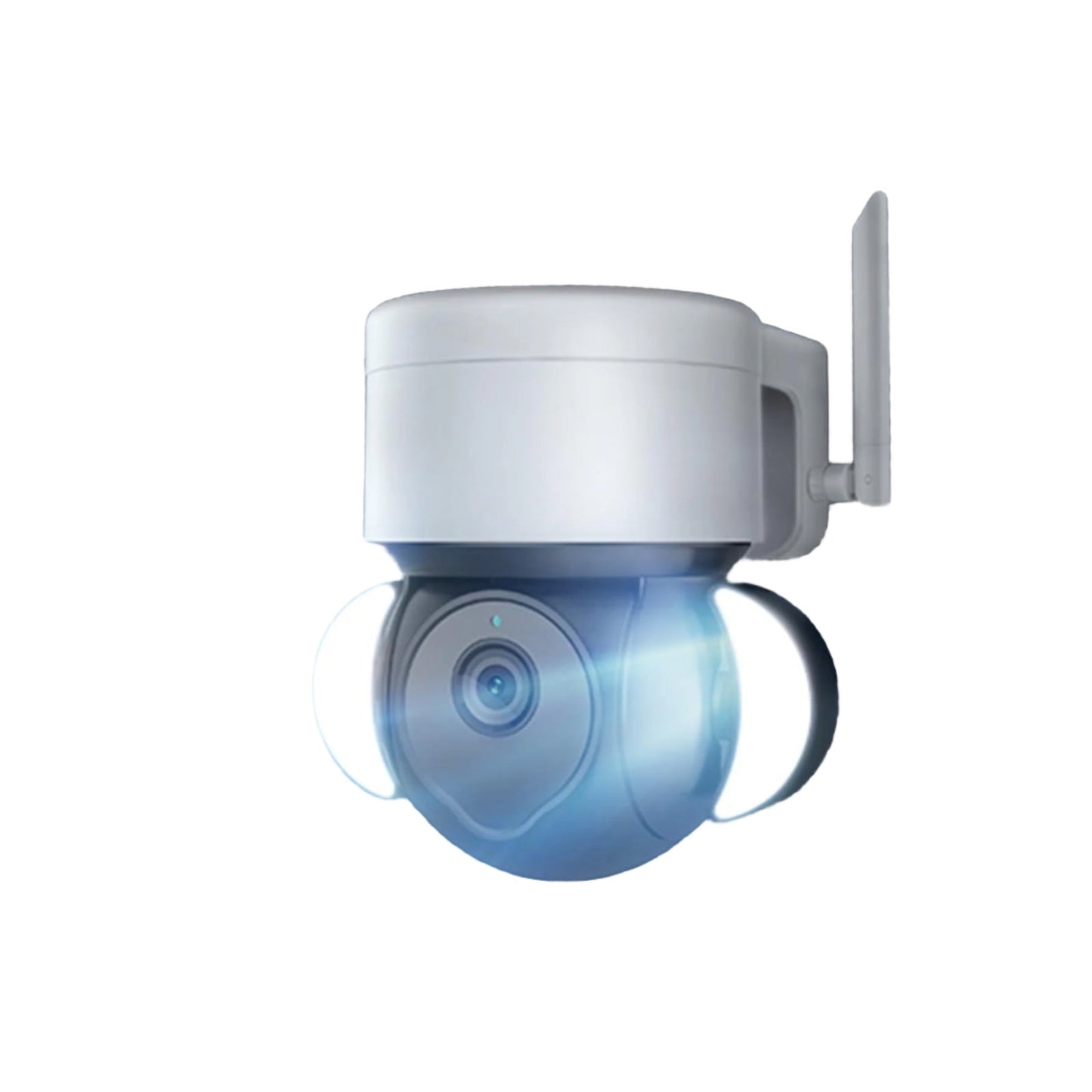 Smart Security Floodlight Camera With 4Mp Resolution Two-Way Audio And Night Vision