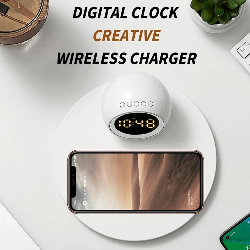 15W Rotatable Night Light Fast Charger Wheat - Wheat-Colour
