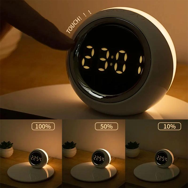 15W Rotatable Night Light Fast Charger Wheat - Wheat-Colour