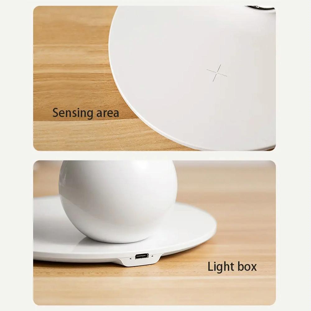 15W Rotatable Night Light Fast Charger Wheat - Wheat-Colour