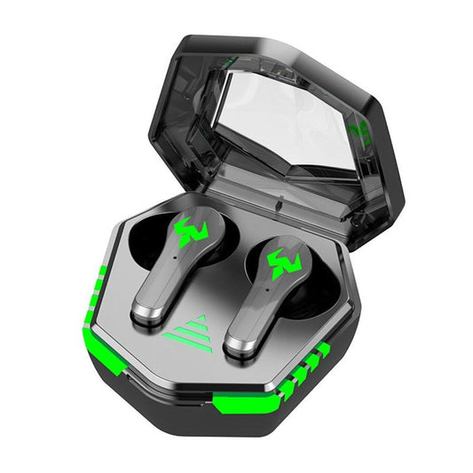 Low Latency Wireless Bluetooth Game Earphones with Colourful Lights - Non-Digital Display