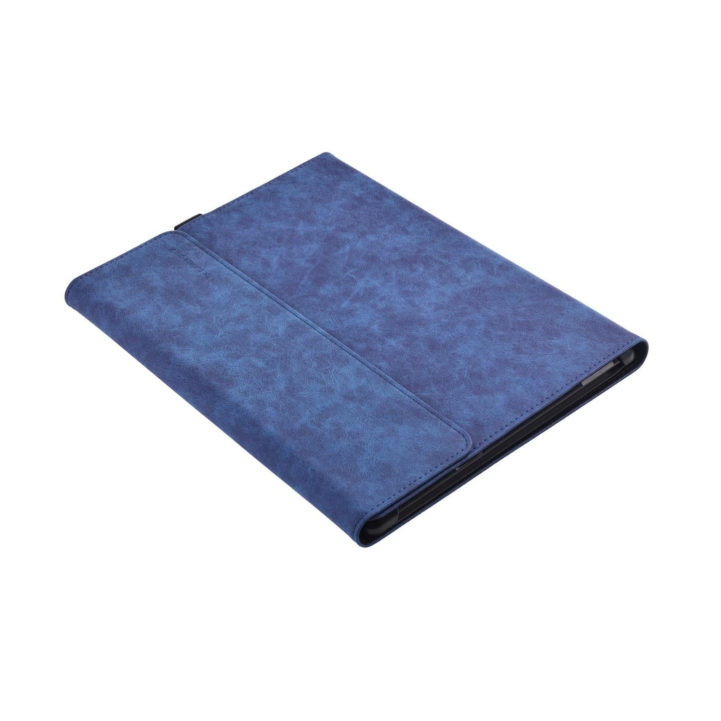 Dark Blue Leather Tablet Case For Microsoft Surface Pro X - 13 Inch