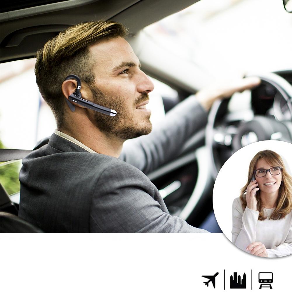 Rotatable Bluetooth Earphone with Charging Box & Digital Display