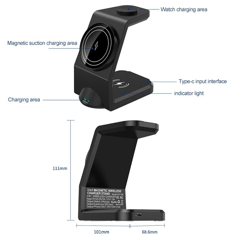 Multi Function Magnetic Wireless Charger