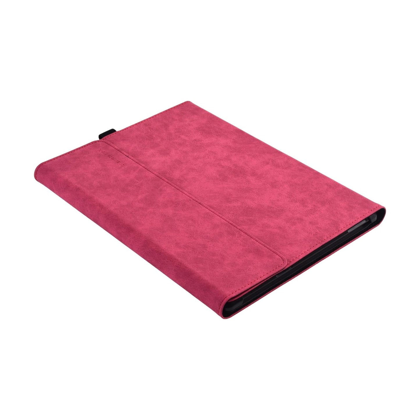 Rose Red Leather Tablet Case For Microsoft Surface Pro X - 13 Inch