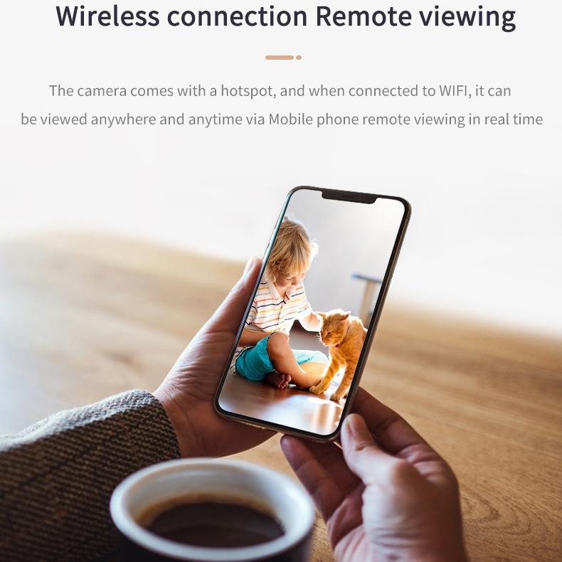 Mini Hd Wifi Camera With Infrared Night Vision & Motion Detection - 1080P