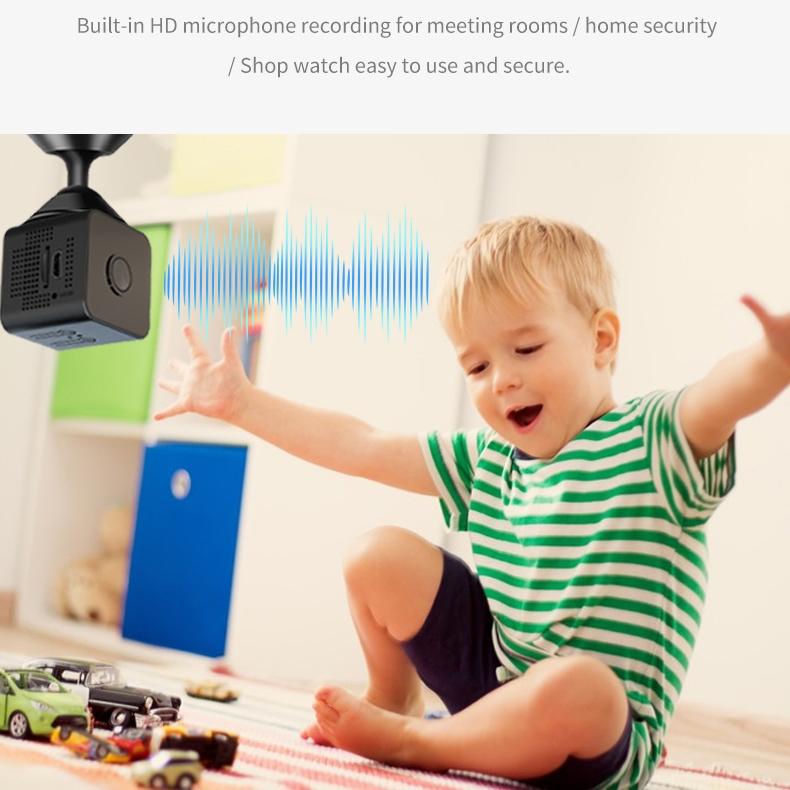 Mini Hd Wifi Camera With Infrared Night Vision & Motion Detection - 1080P