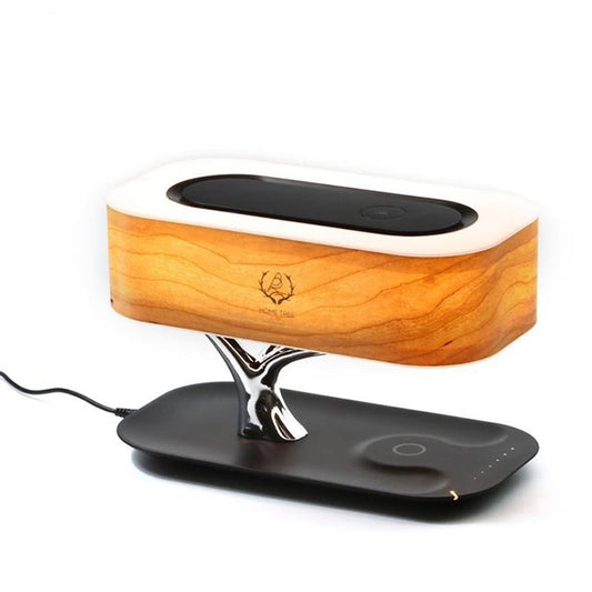 Bluetooth Speaker Desk Lamp With Wireless Charging Au Plug