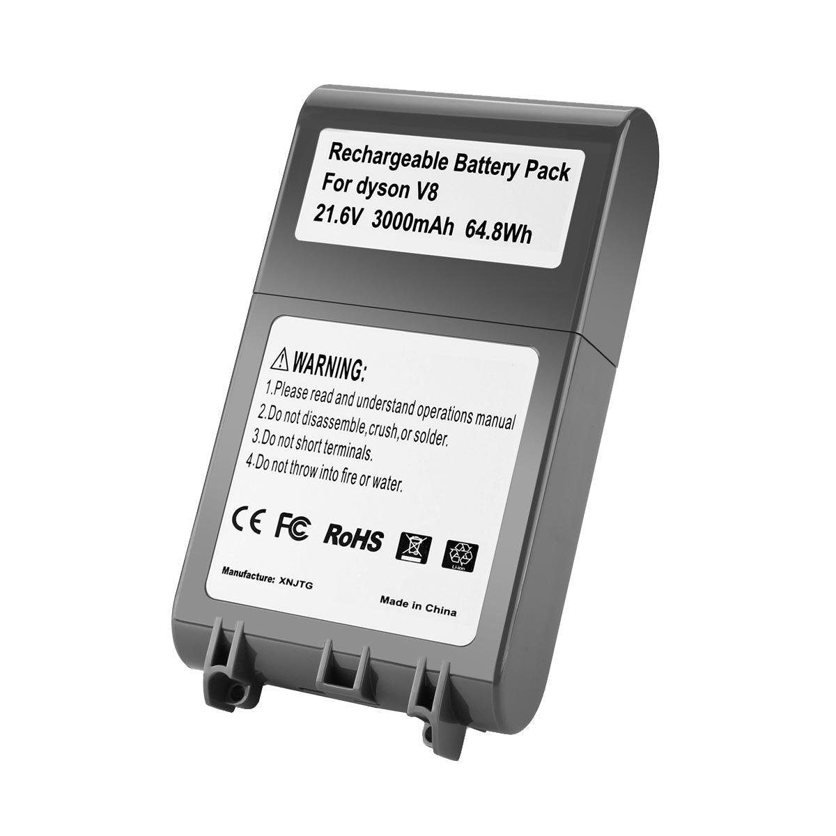 Replacement Battery for Dyson V8 Cordless Vacuum - 21.6v - 4000Mah