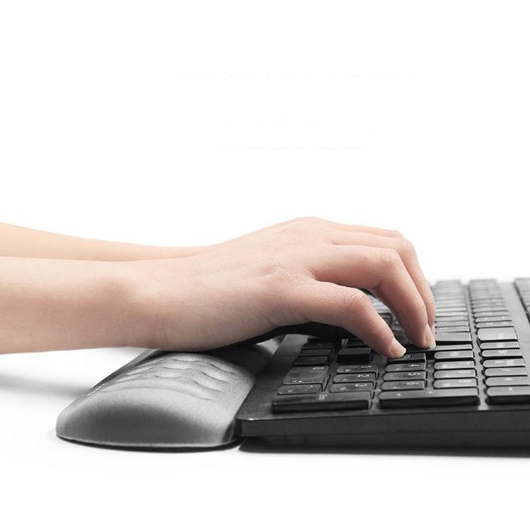 Silicone Memory Wrist Pad For Keyboard And Mouse Medium Size Blue
