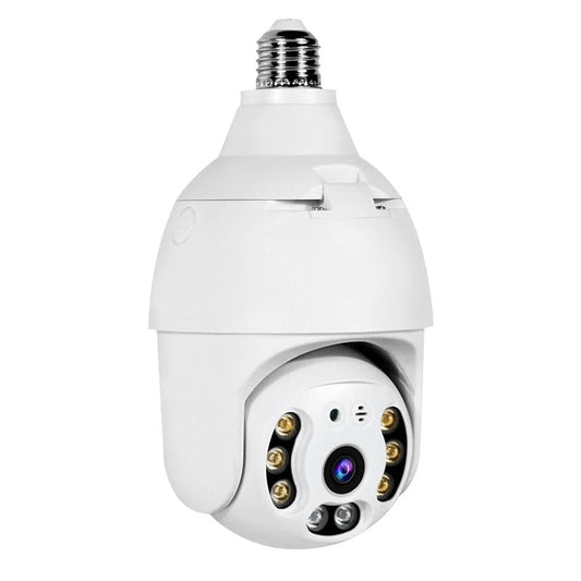 Smart Wifi Outdoor Light Bulb Camera - 1080P Hd 3.0Mp Night Vision Motion Detection Tf Card Support