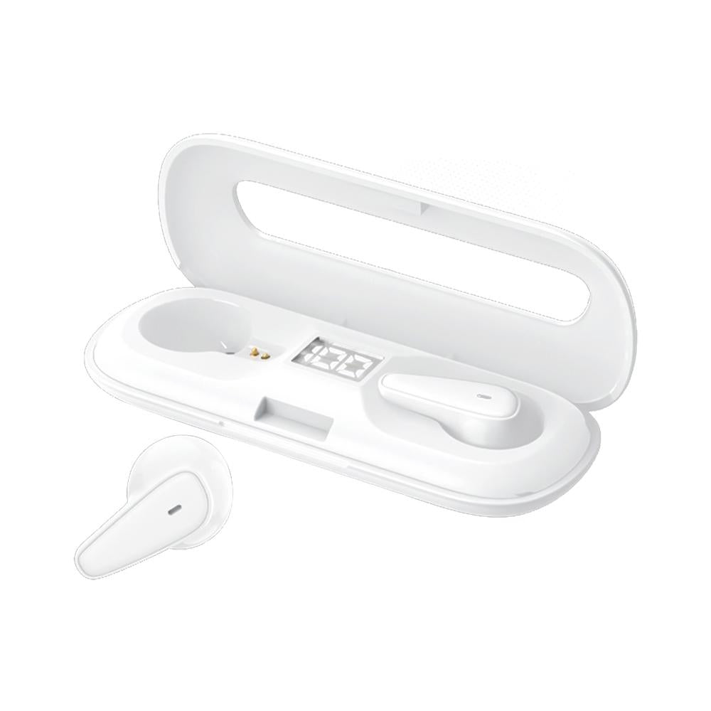 Waterproof Bluetooth 5.0 Earphones with Charging Box - White Deer Series
