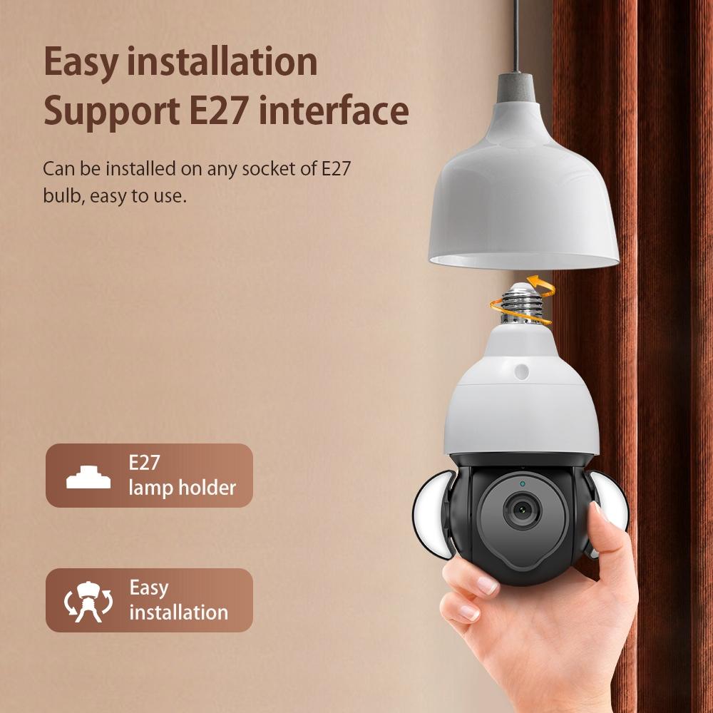 5Mp Floodlight Camera Bulb - E27