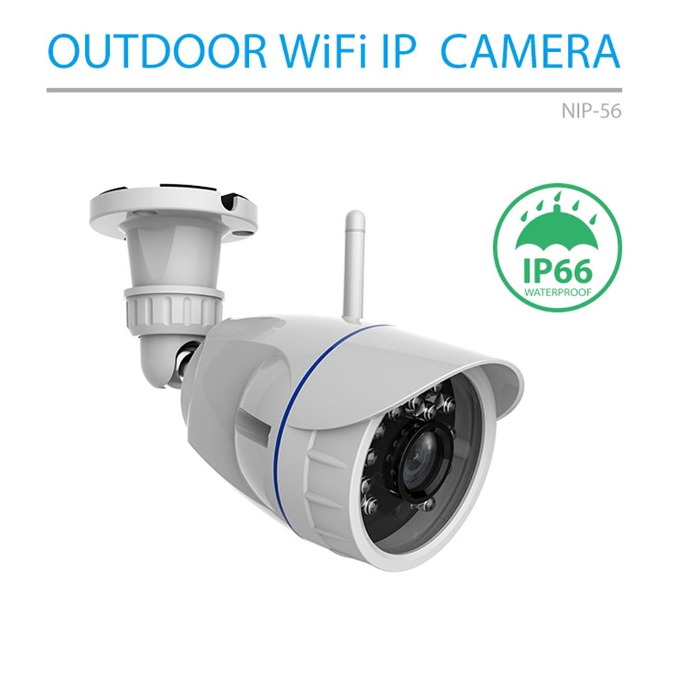 Outdoor Wifi Ip Camera With Night Vision & Remote Control - Waterproof