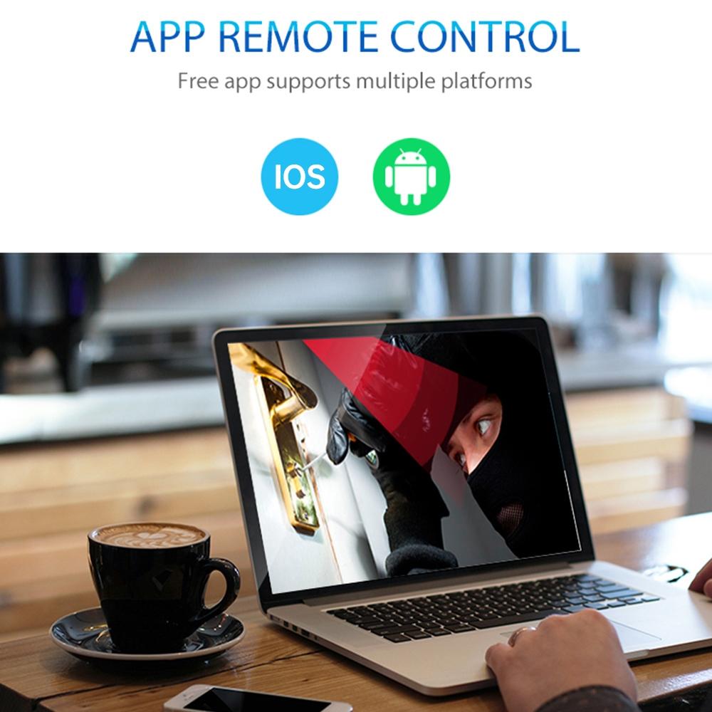 Outdoor Wifi Ip Camera With Night Vision & Remote Control - Waterproof