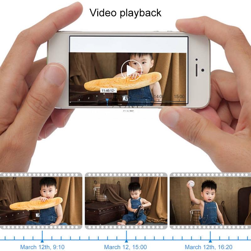 Smart Wifi Camera With Night Vision - 720P Remote Control