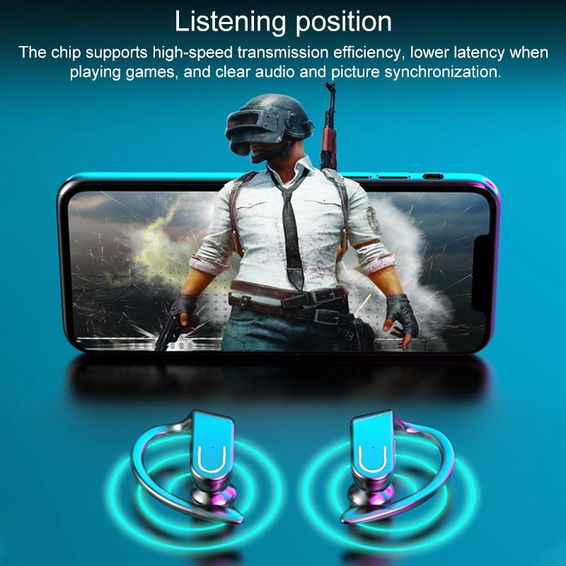 Wireless Bluetooth Earphones with Magnetic Charging Case & Digital Display