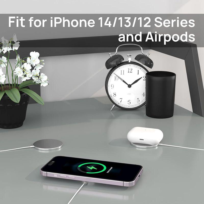 15W Magsafe Wireless Charger For Iphone / Airpods Pro