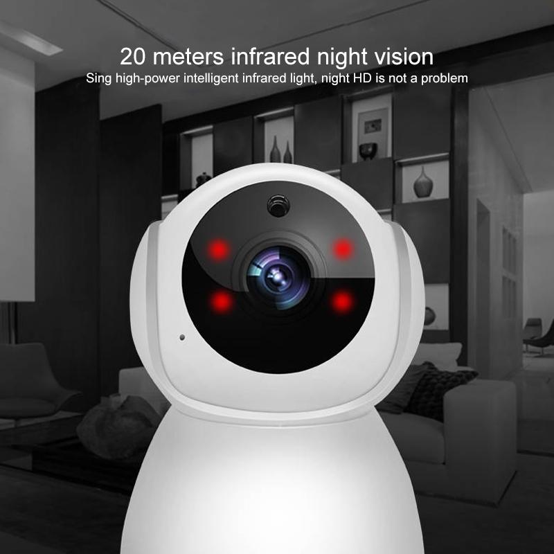 Smart Wifi Camera With Night Vision - 1080P Remote Control