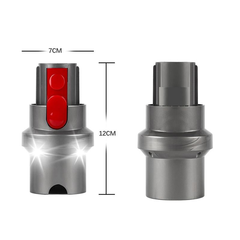 Universal Vacuum Suction Head Adapter with Led Light