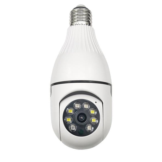 Smart Wifi Bulb Camera With Night Vision & Motion Detection - 3Mp Hd