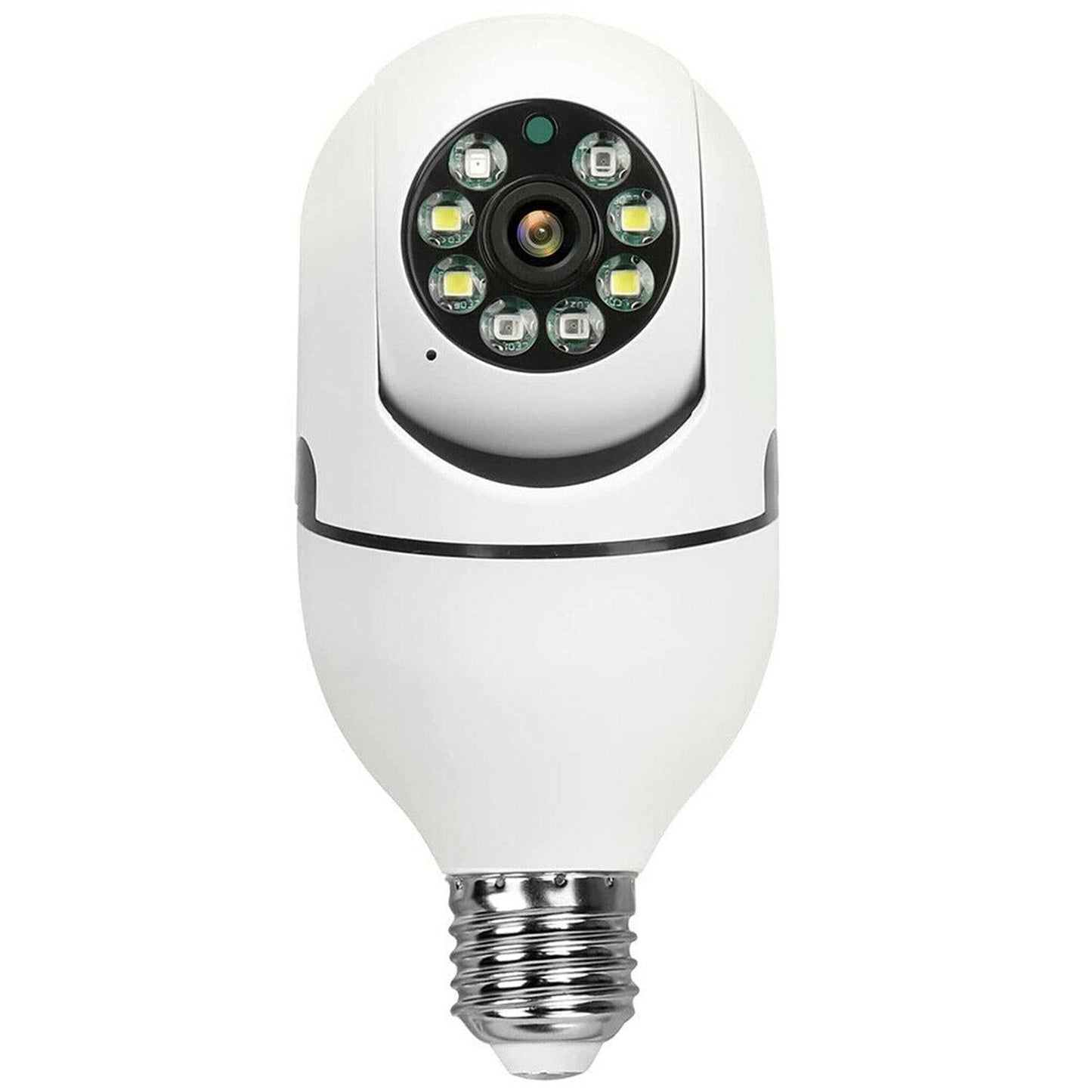 Smart Dual-Band Wifi Outdoor Light Bulb Camera - 1080P Hd Dual Light Source Infrared Night Vision Two-Way Audio Motion Detection Tf Card Support