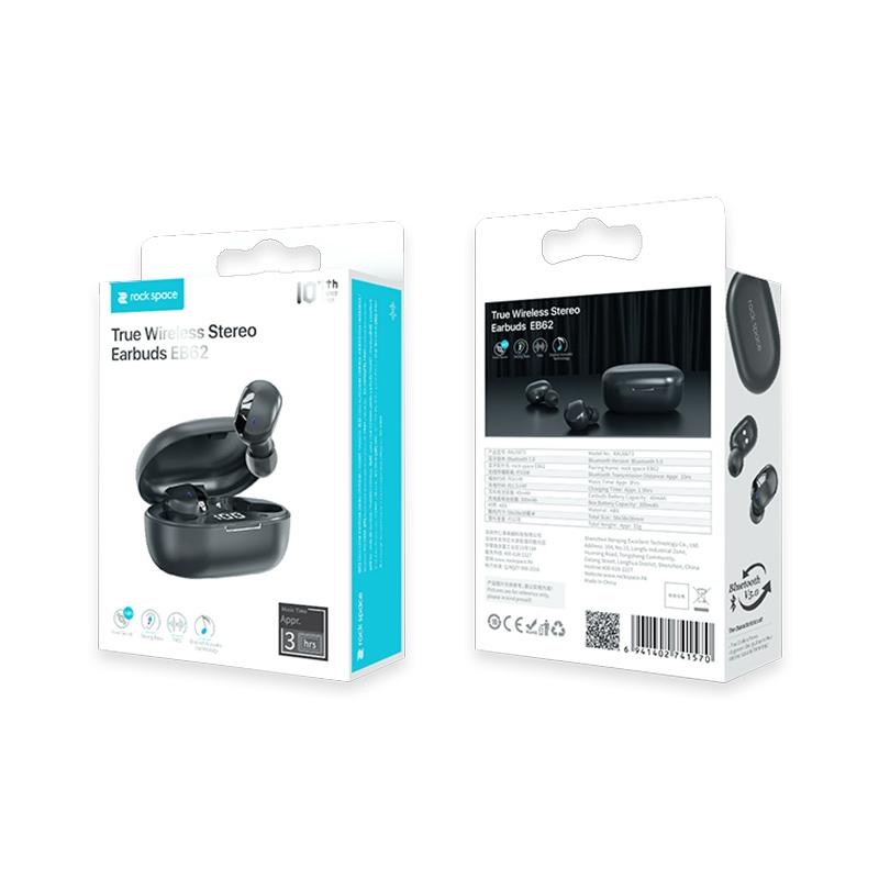 Mini Bluetooth Earphones with Magnetic Charging Box - Eb62