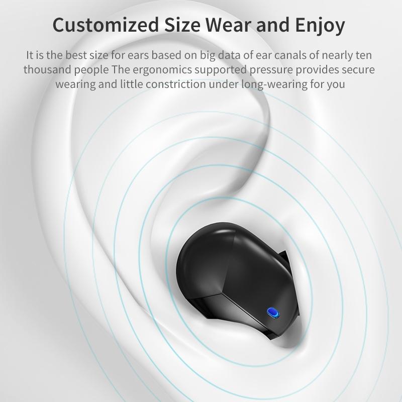 Mini Bluetooth Earphones with Magnetic Charging Box - Eb62