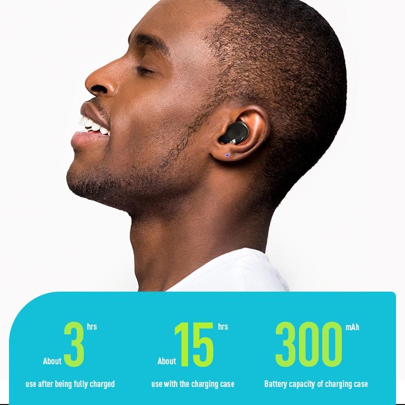 Mini Bluetooth Earphones with Magnetic Charging Box - Eb62