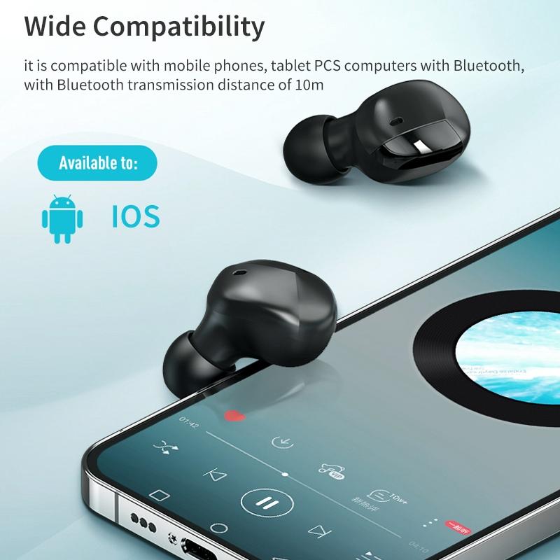 Mini Bluetooth Earphones with Magnetic Charging Box - Eb62