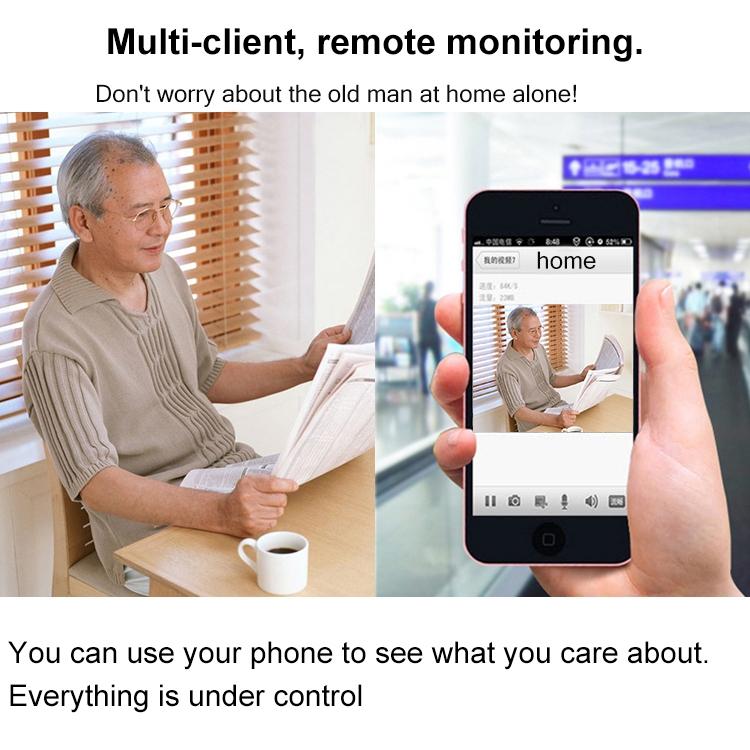 Smart Wireless Wifi Ip Camera With 1.0Mp Two-Way Audio Motion Detection & Night Vision