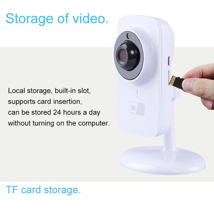 Smart Wireless Wifi Ip Camera With 1.0Mp Two-Way Audio Motion Detection & Night Vision