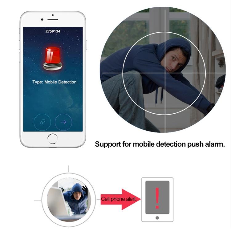 Smart Wireless Wifi Ip Camera With 1.0Mp Two-Way Audio Motion Detection & Night Vision