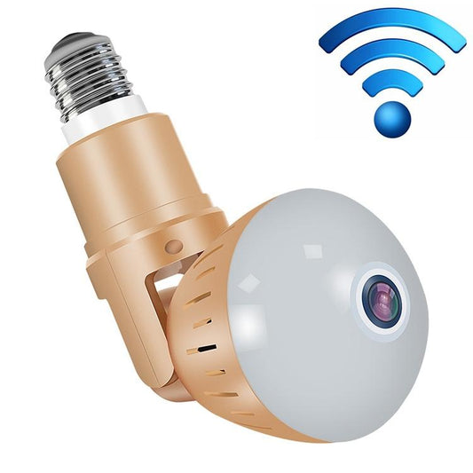 Universal Panoramic Light Bulb Camera - Hd Monitoring