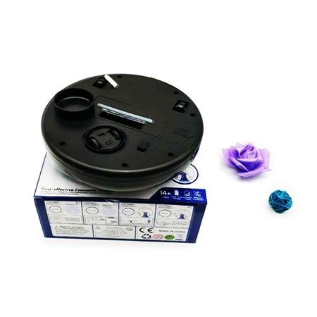 Intelligent 2-in-1 Rechargeable Floor Sweeping Robot Vacuum - Black